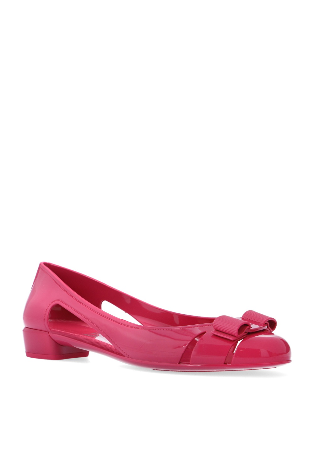 Ferragamo jelly clearance ballet flats